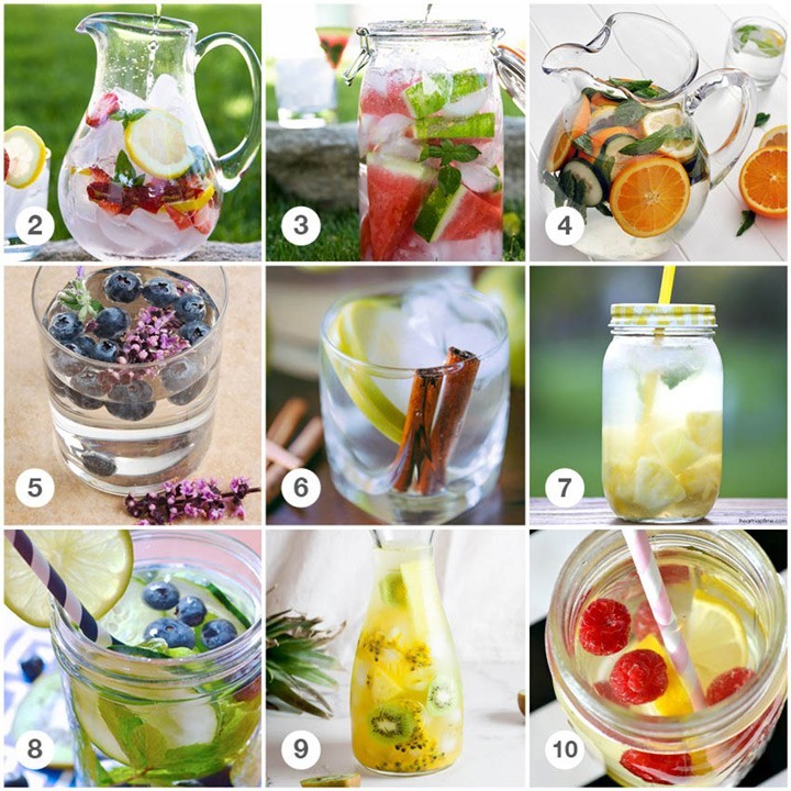 Recept Fruit- & kruidenwater