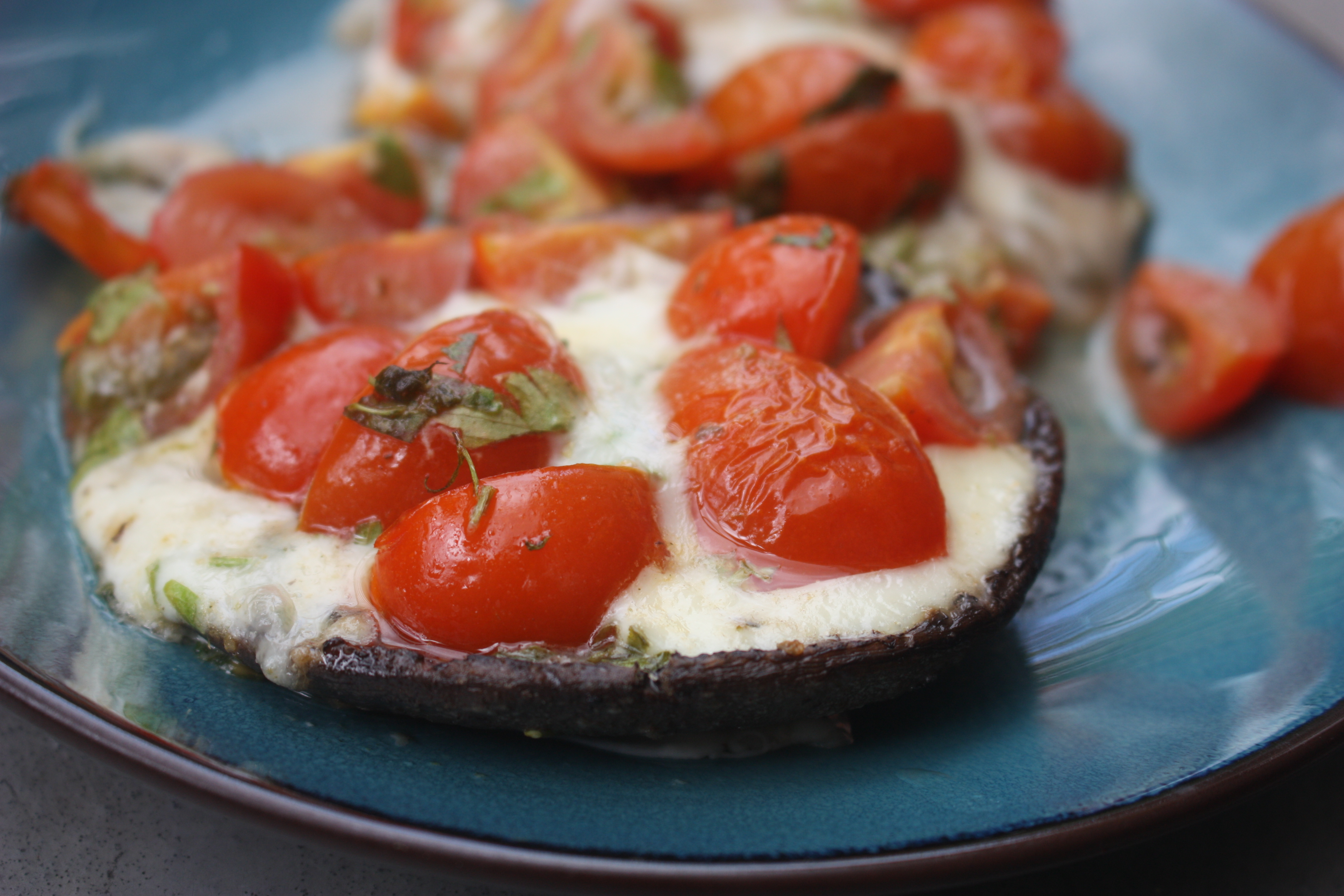 Recept Portobello caprese