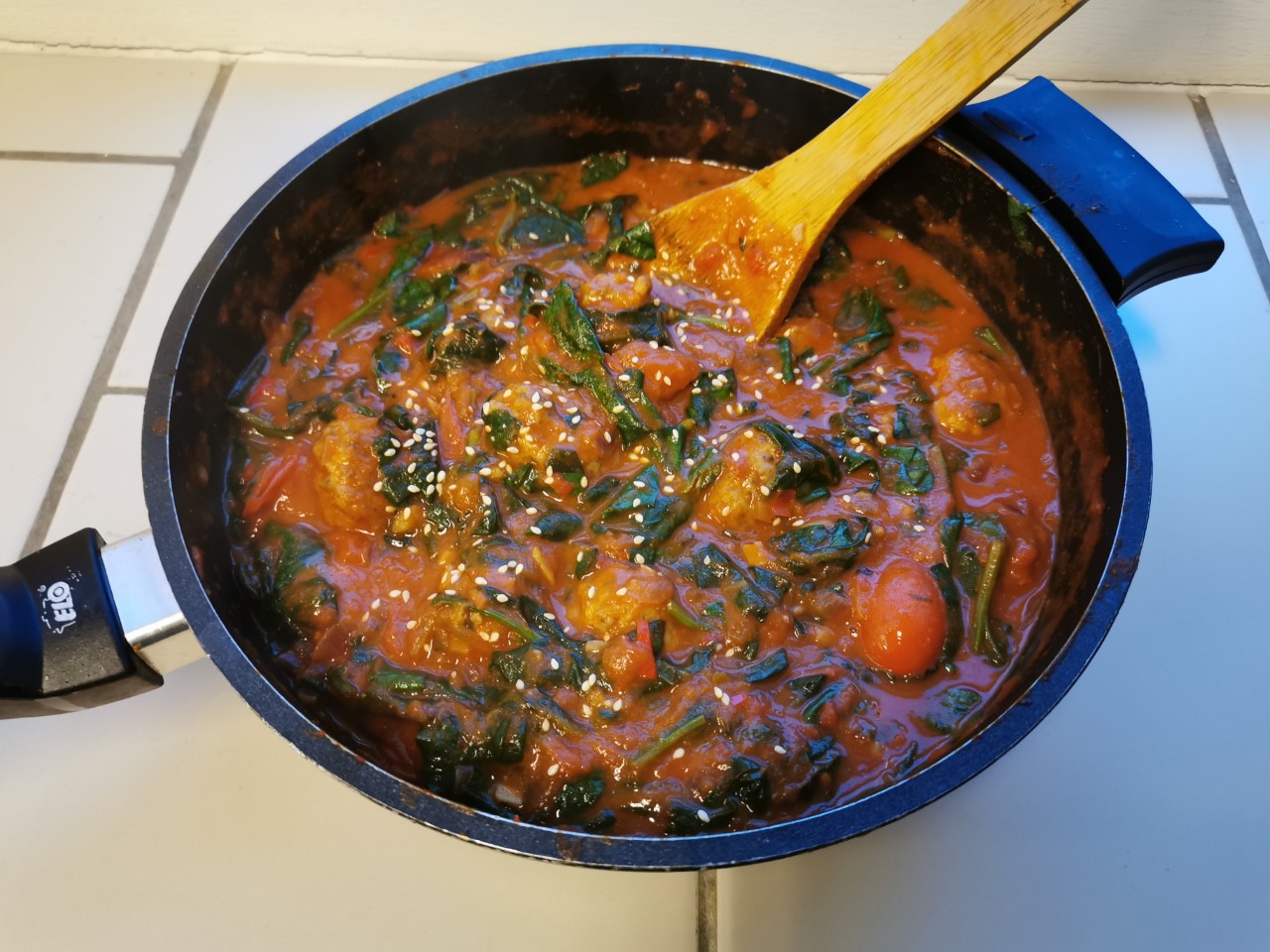 Recept Kipgehaktballetjes in Indische tomatensaus