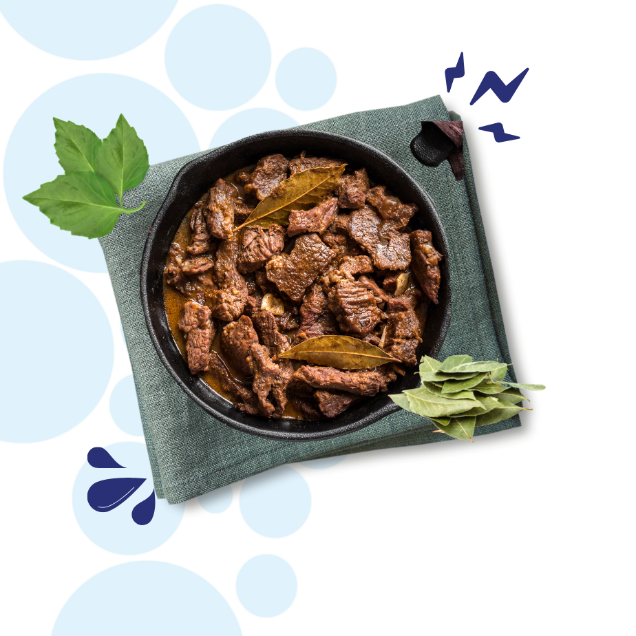 Recept Stoofvlees met zilveruitjes