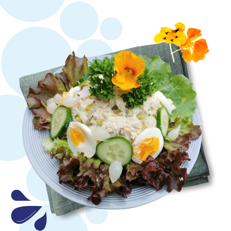 Recept Huzarensalade van bloemkool