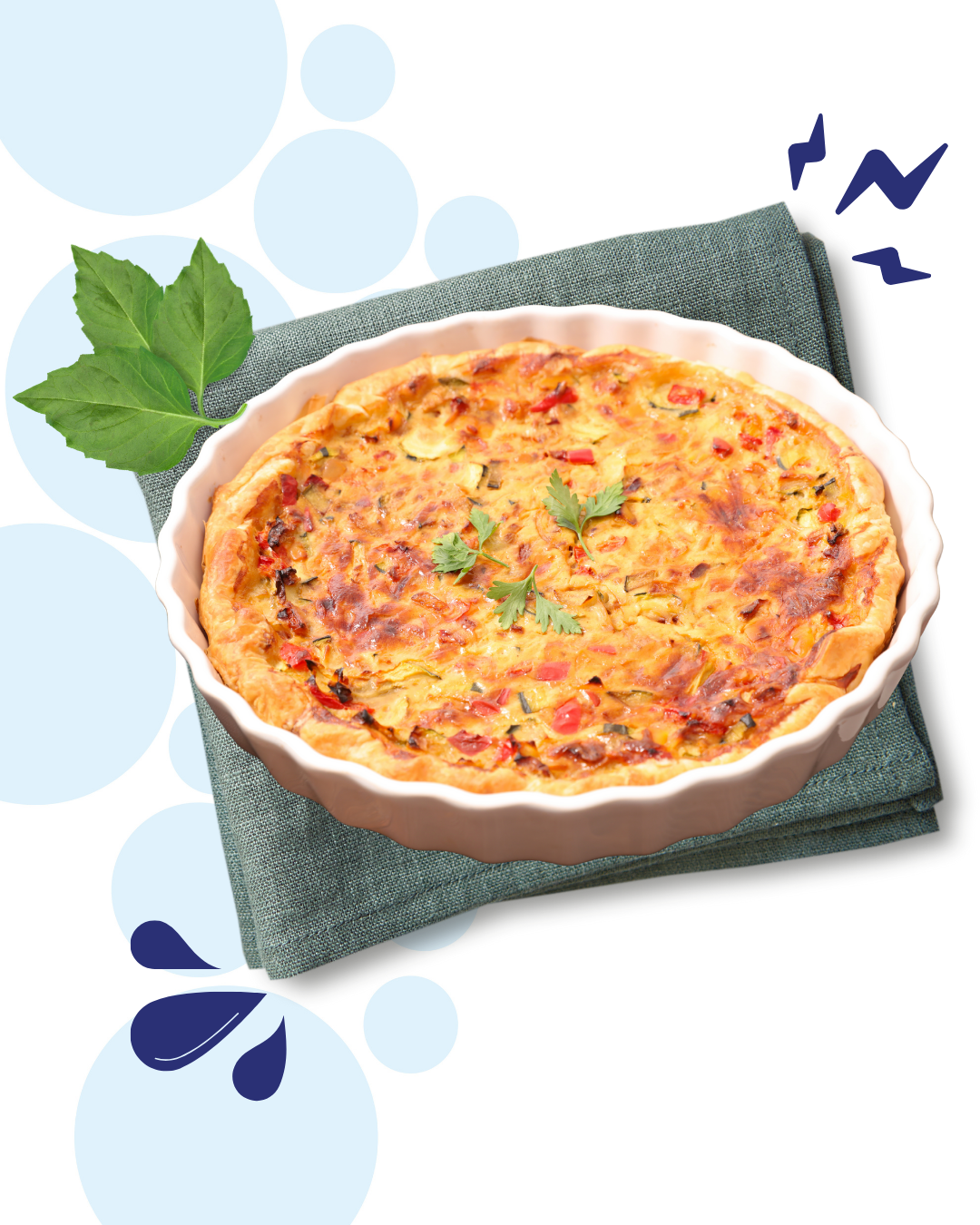 Recept Zalmquiche
