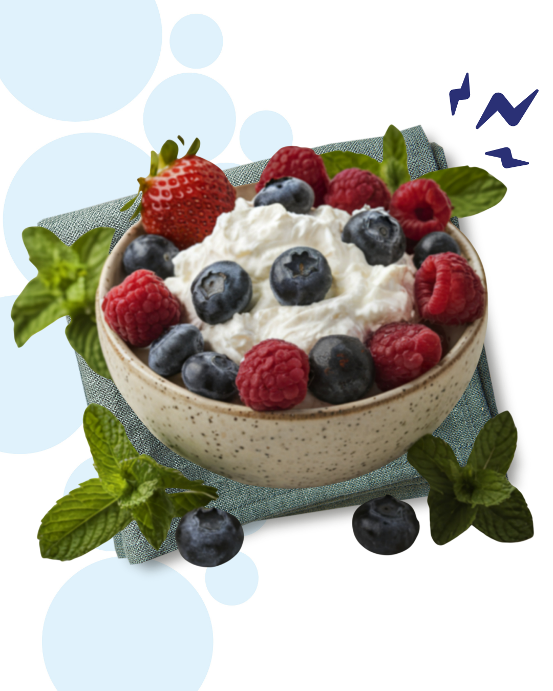 Recept Hüttenkäse met zomerfruit